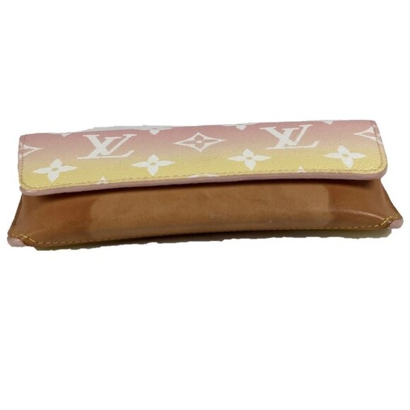 LOUIS VUITTON Monogram by the pool Etui Lunet Woody Sunglasses case pink/yellow - Picture 6 of 10